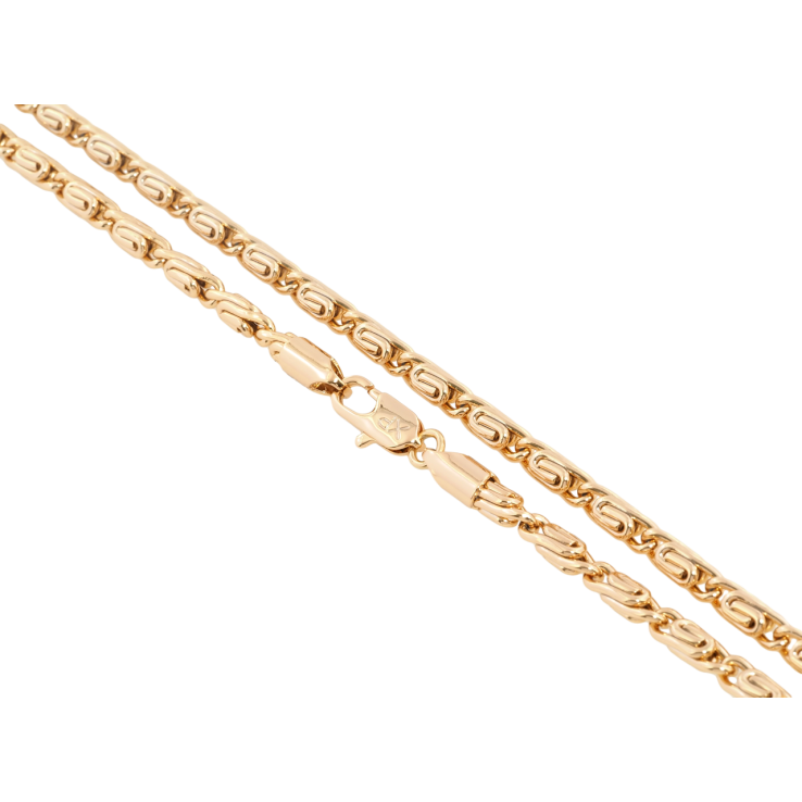 Ланцюжок Xuping Позолота 18K Плетіння Равлик довжина 45см х 4мм фото №12