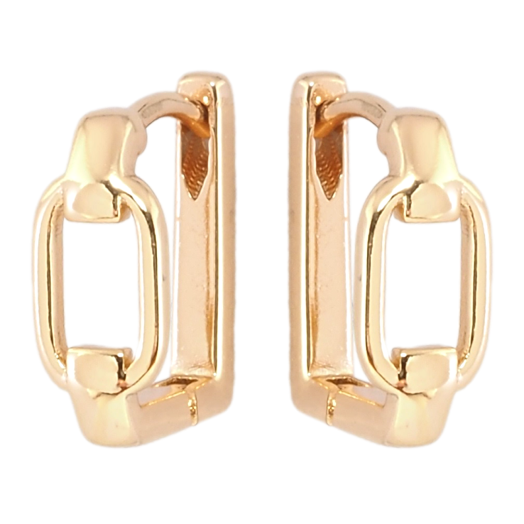 Серьги Xuping Позолота 18K колечки Декоративный узор фото №21