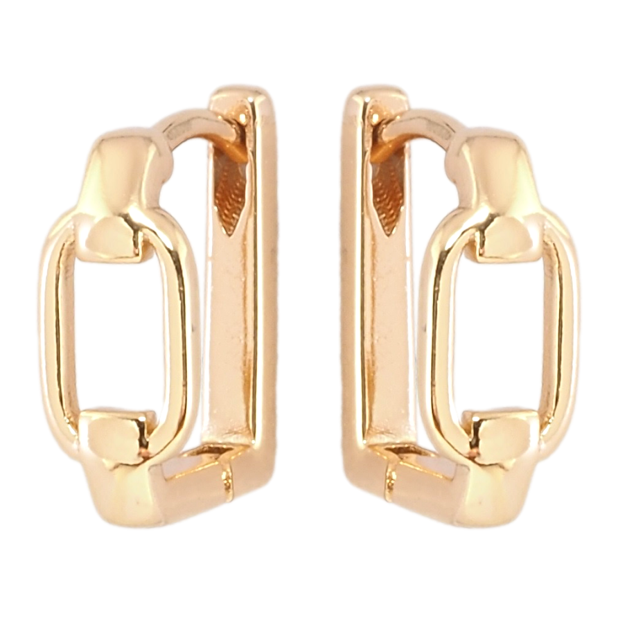 Серьги Xuping Позолота 18K колечки Декоративный узор фото №1