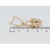 Серьги Xuping Позолота 18K английский замок Замочки фото №2