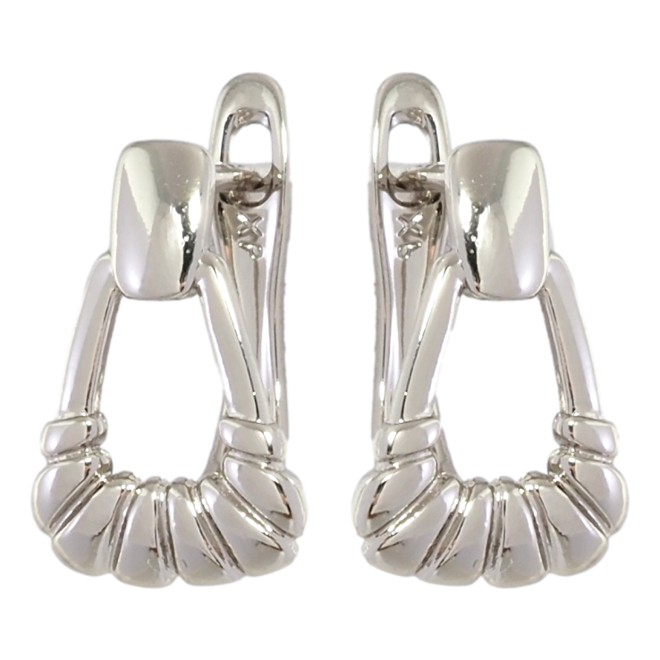 Серьги Xuping Родий английский замок Декоративный узор фото №10