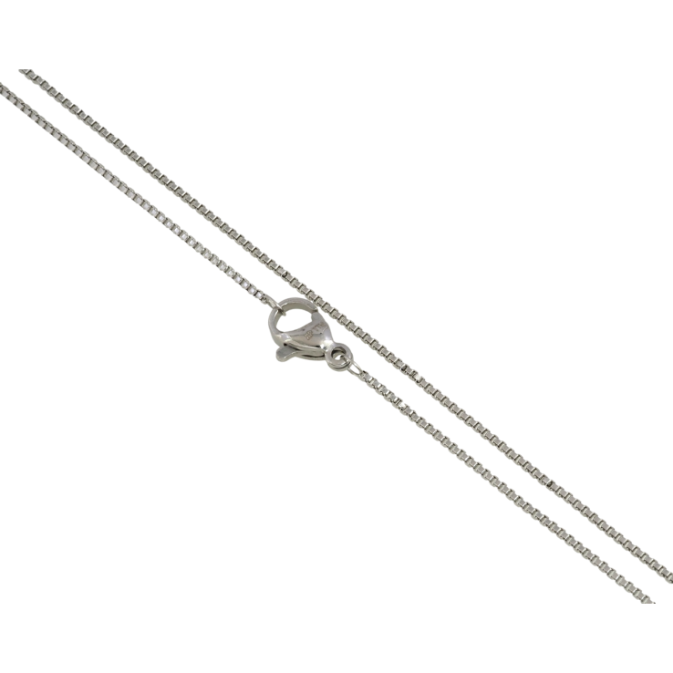 Ланцюжок Xuping ТТМ Stainless Steel колір Родій Плетіння Венеціанське довжина 45см х 1мм фото №6