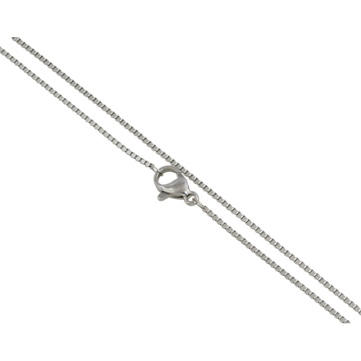 Ланцюжок Xuping ТТМ Stainless Steel колір Родій Плетіння Венеціанське довжина 50см х 1мм фото №11