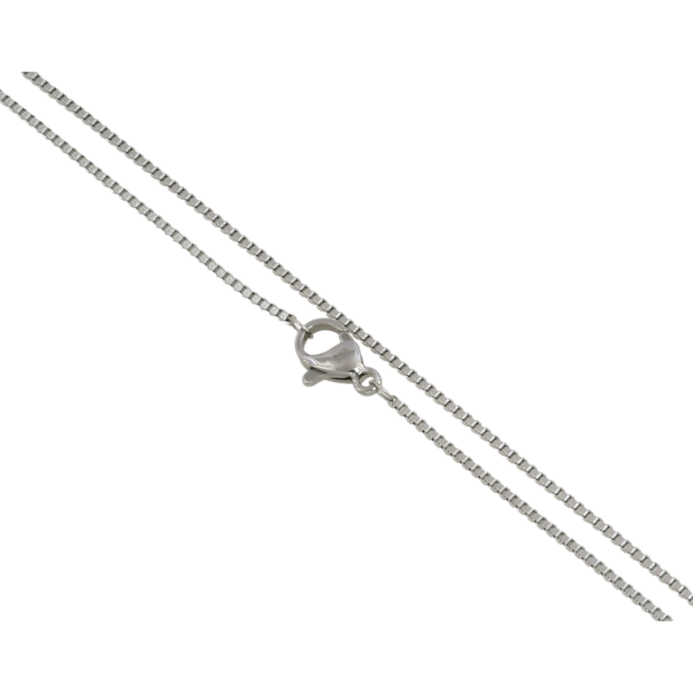 Ланцюжок Xuping ТТМ Stainless Steel колір Родій Плетіння Венеціанське довжина 50см х 1мм фото №9