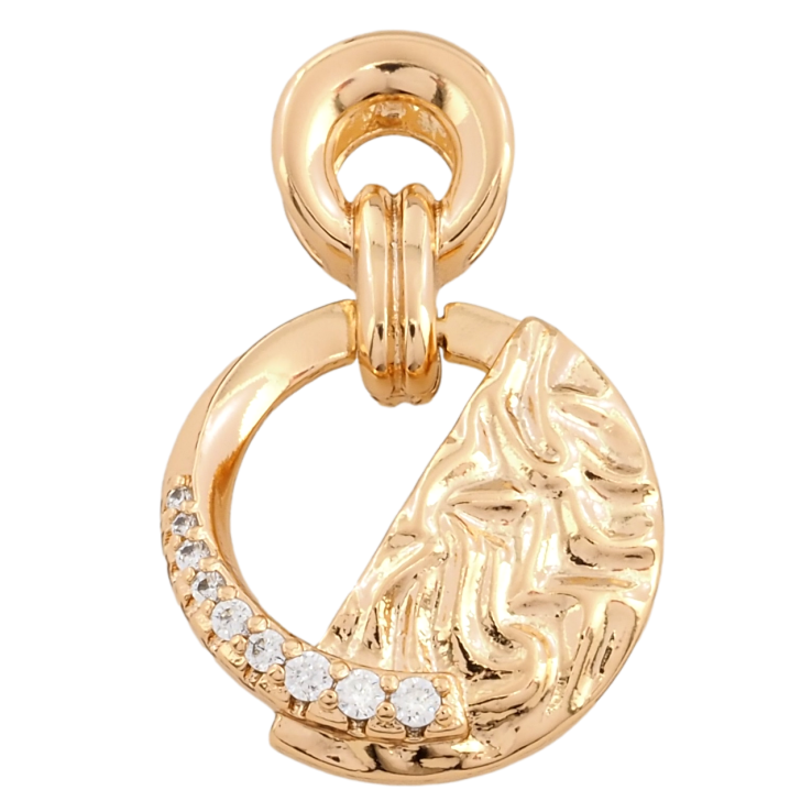 Кулон Xuping Позолота 18K Декоративні колечка з цирконієм для ланцюжка до 4мм фото №21