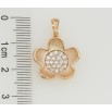 Кулон Xuping Позолота 18K Квіточка з цирконієм для ланцюжка до 5мм фото №2