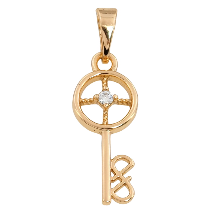Кулон Xuping Позолота 18K Ключик для ланцюжка до 5мм фото №1