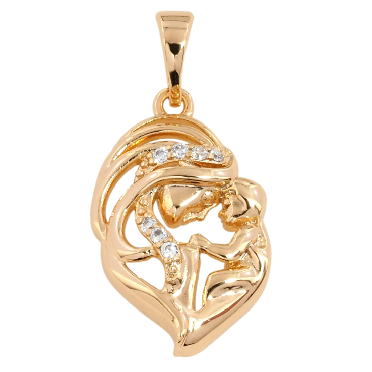 Кулон Xuping Позолота 18K Материнська любов для ланцюжка до 5мм фото №20 Кулон Xuping Позолота 18K Материнська любов для ланцюжка до 5мм фото №20