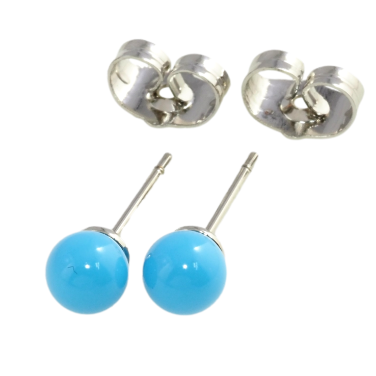 Серьги Xuping Родий пусеты Голубые шарики ø 5мм фото №18 Серьги Xuping Родий пусеты Голубые шарики ø 5мм фото №18