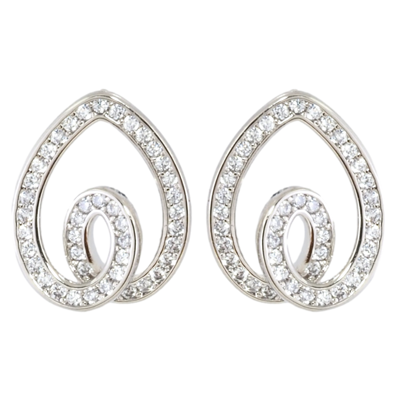 Серьги Xuping Родий пусеты Декоративные фото №1