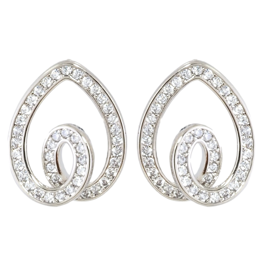 Серьги Xuping Родий пусеты Декоративные фото №1