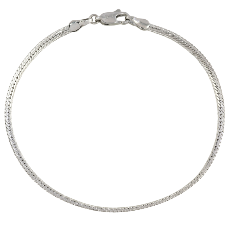 Браслет Xuping Родий Цепочка плетение Париджина сложная размер 19см х 2.5мм фото №7