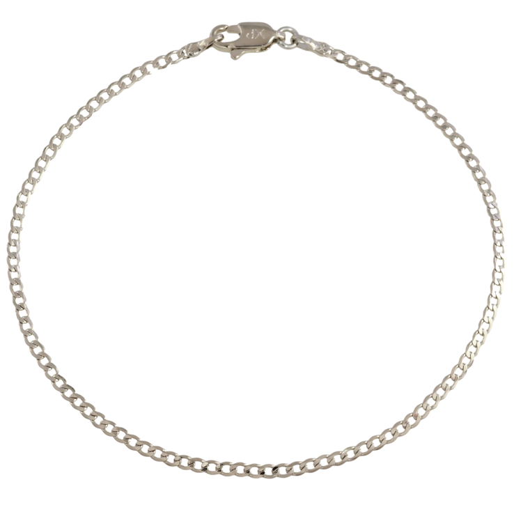 Браслет Xuping Родій Ланцюжок Панцирний перекручений розмір 20см х 2мм фото №15