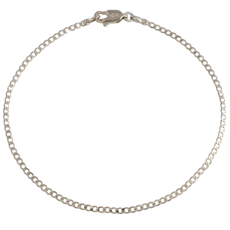 Браслет Xuping Родий Цепочка Панцирная перекрученная размер 20см х 2мм фото №4