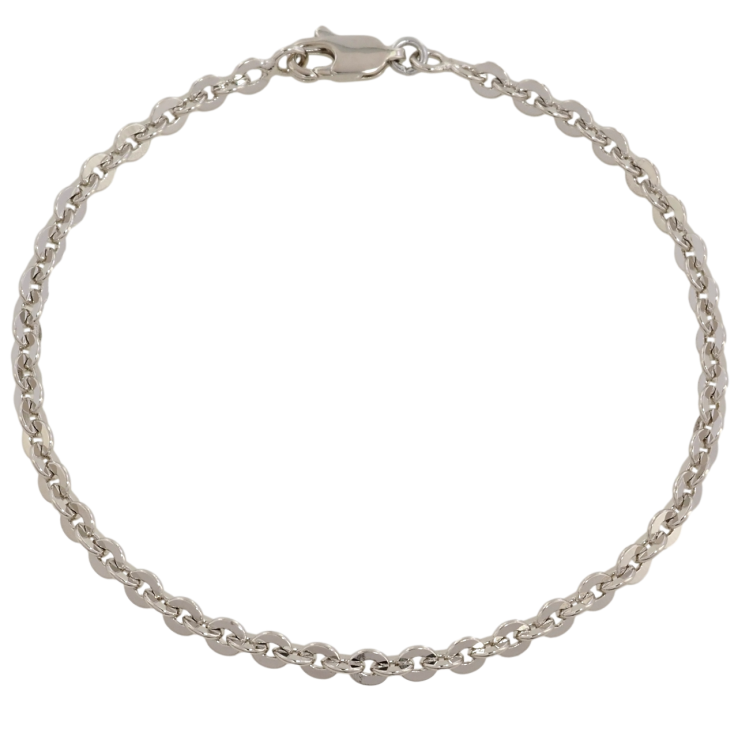 Браслет Xuping Родій Ланцюжок Якірний розмір 18.5см х 3мм фото №7