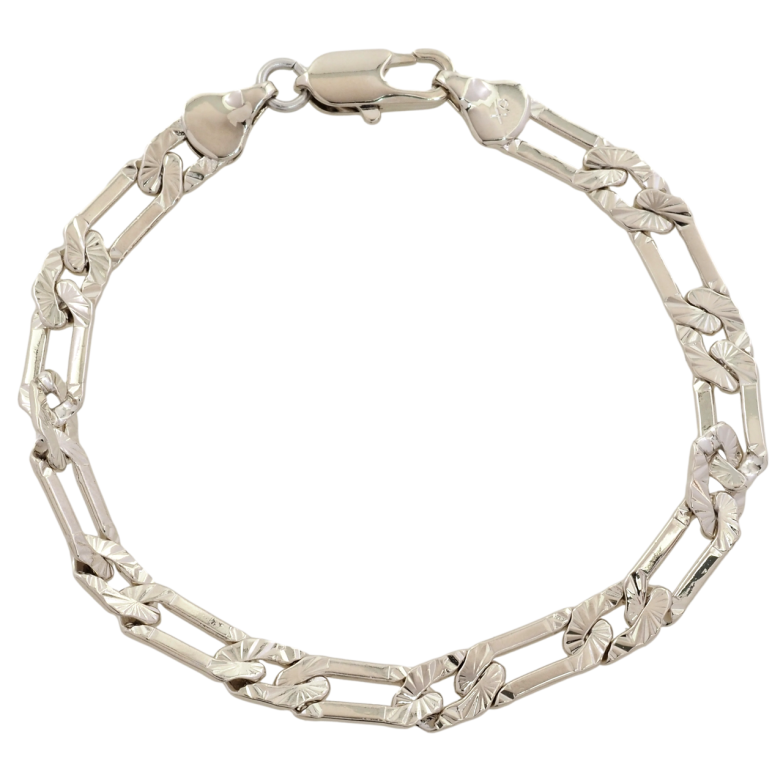 Браслет Xuping Родій Панцирний ланцюжок з візерунком розмір 18.5см х 6мм фото №7