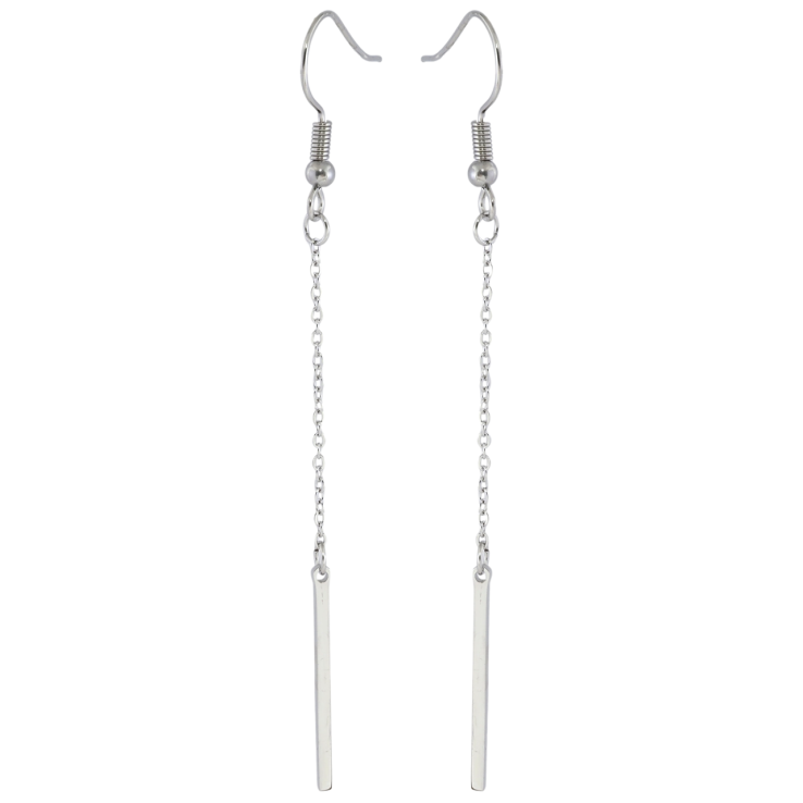 Сережки Xuping TTM Stainless Steel колір Родій французький замок Декоративні підвіски фото №8