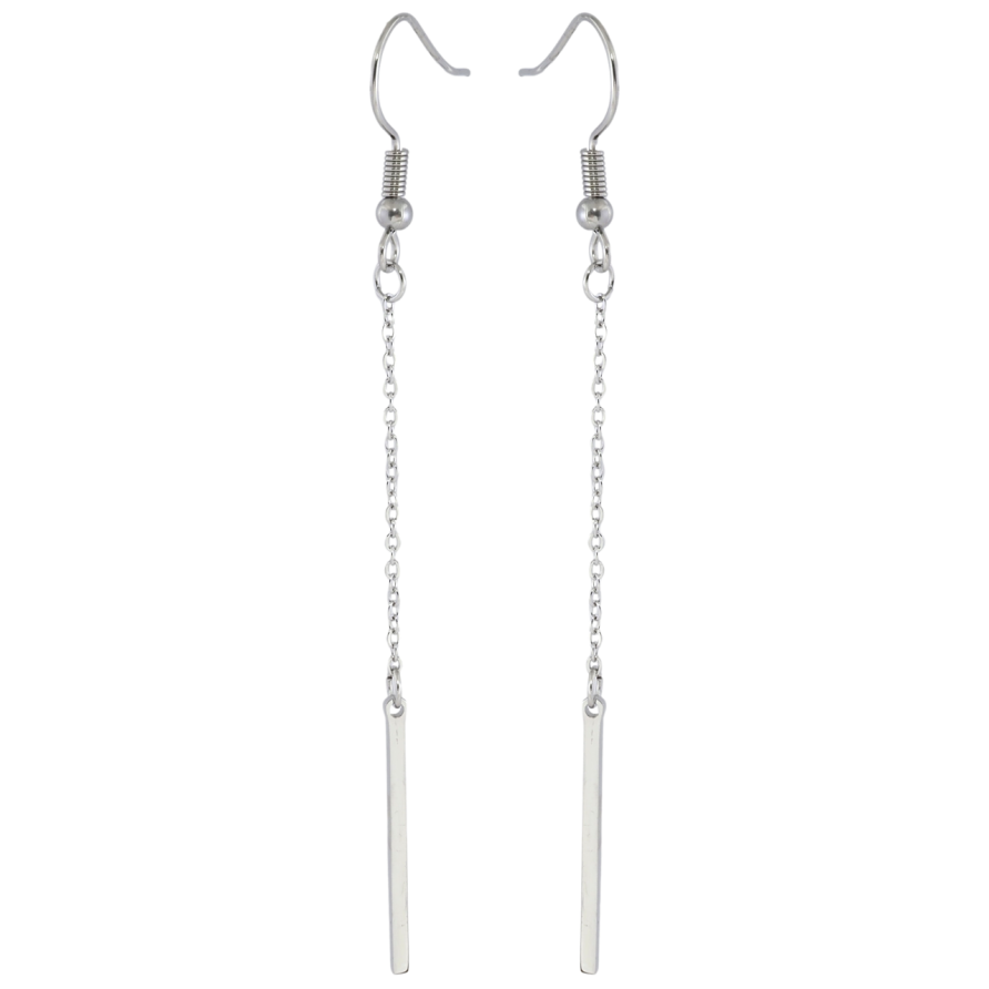 Сережки Xuping TTM Stainless Steel колір Родій французький замок Декоративні підвіски фото №1