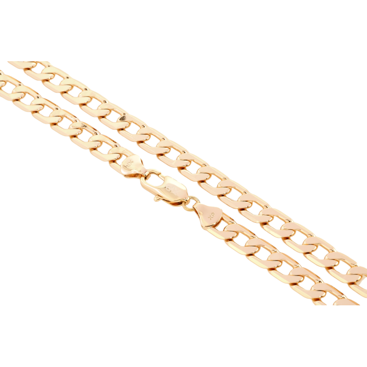 Ланцюжок Xuping Позолота 18K Плетіння Панцирне довжина 50см х 7мм фото №14