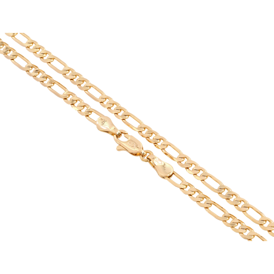 Ланцюжок Xuping Позолота 18K Плетіння Фігаро довжина 44см х 3.5мм фото №1