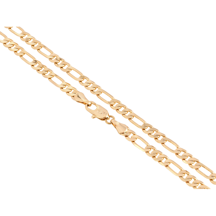 Ланцюжок Xuping Позолота 18K Плетіння Фігаро довжина 49см х 4мм фото №8