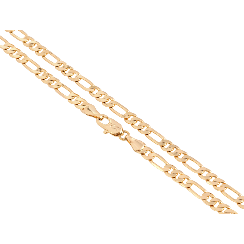 Ланцюжок Xuping Позолота 18K Плетіння Фігаро довжина 49см х 4мм фото №2