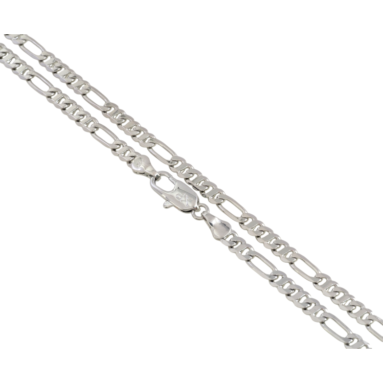 Цепочка Xuping Родий Плетение Восьмерка комбинированная длина 45см х 4мм фото №1