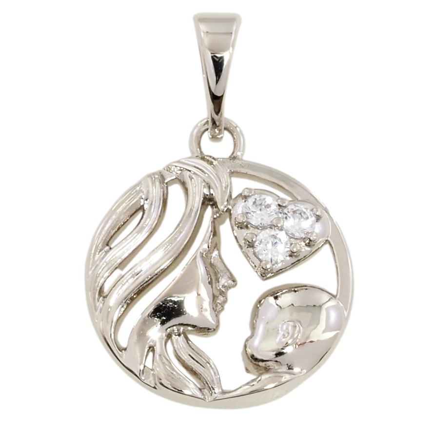 Кулон Xuping Родий Радость материнства для цепочки до 5мм фото №1