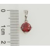 Кулон Xuping Родій Червоний фіаніт, ø 6мм для ланцюжка до 5мм фото №2