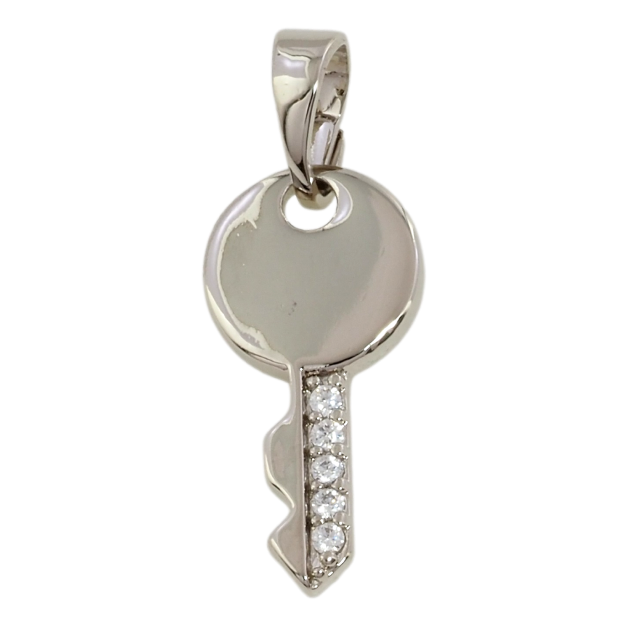 Кулон Xuping Родій Ключик для ланцюжка до 5мм фото №1 Кулон Xuping Родій Ключик для ланцюжка до 5мм фото №1