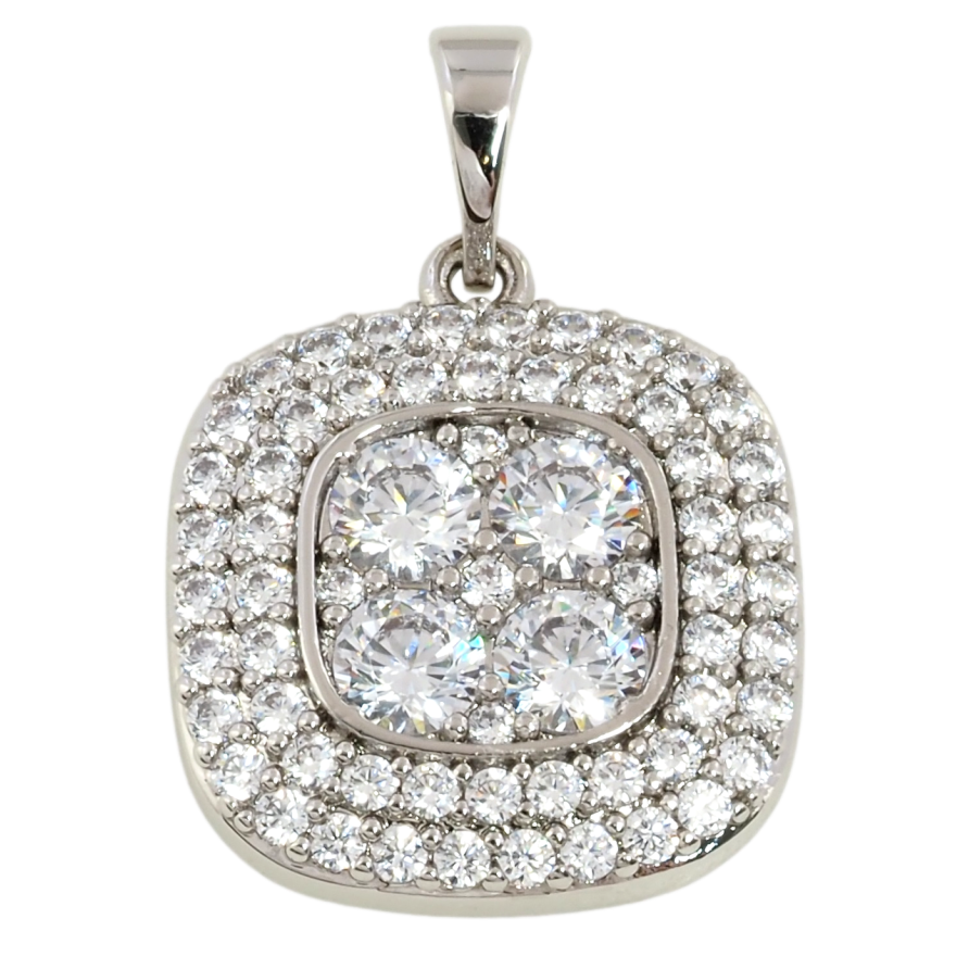 Кулон Xuping Родій Інкрустація цирконієм для ланцюжка до 5мм фото №1