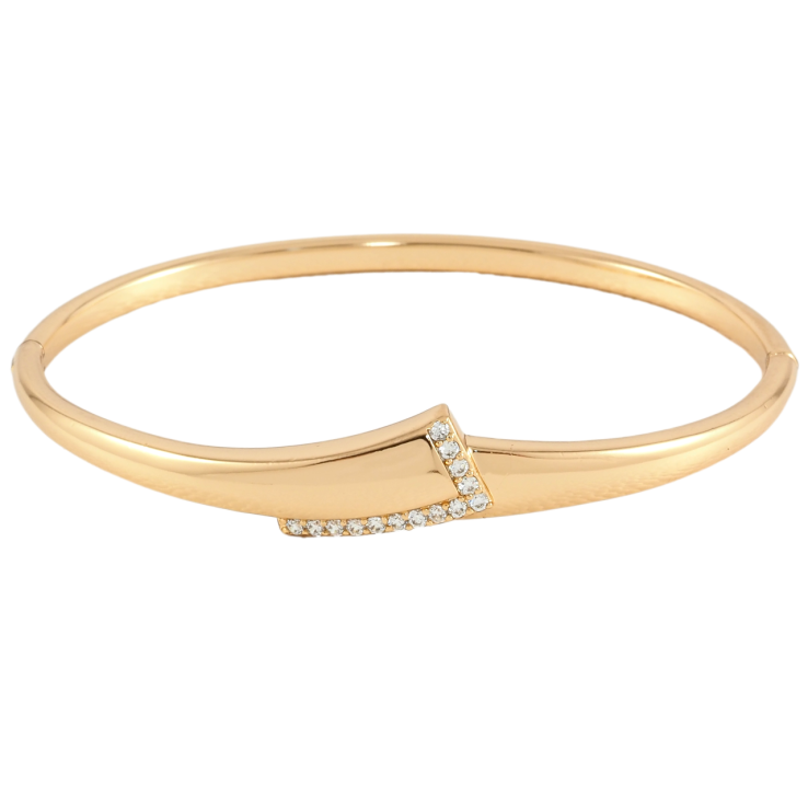 Браслет Xuping Позолота 18K Узор с цирконием ø 5.7см фото №11