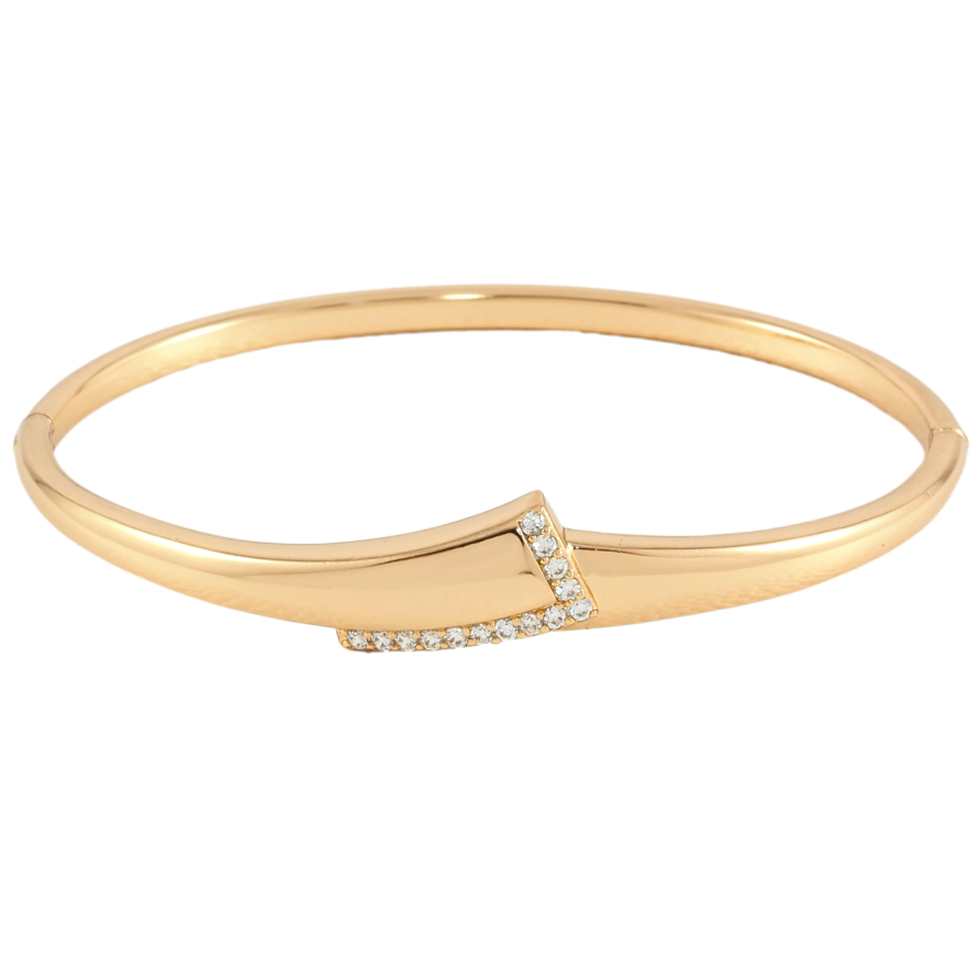 Браслет Xuping Позолота 18K Узор с цирконием ø 5.7см фото №1