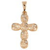 Кулон Xuping Позолота 18K Крест с цирконием для цепочки до 5мм фото №3