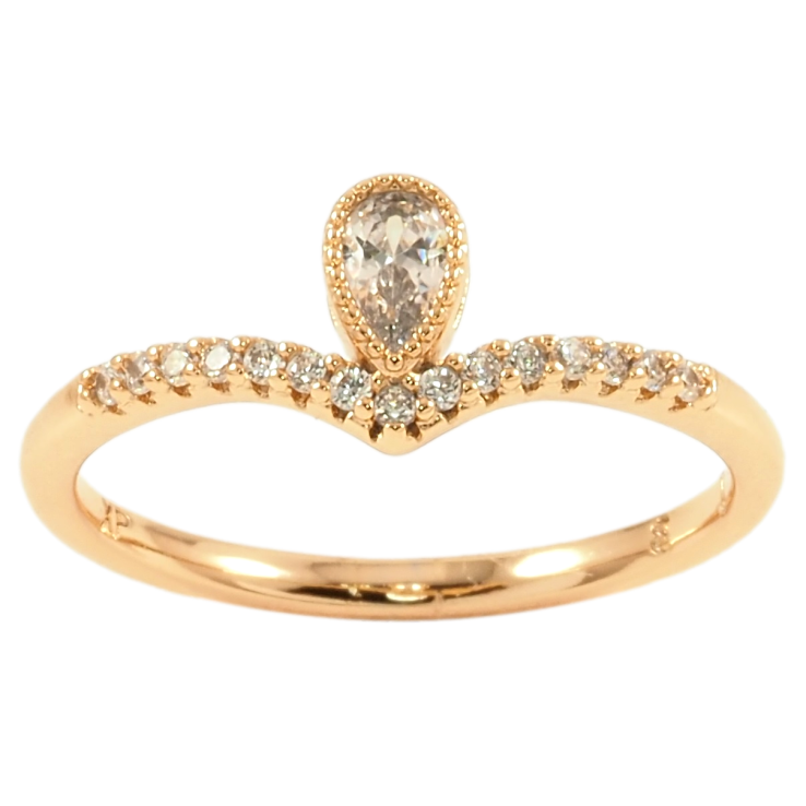 Кольцо Xuping Позолота 18K Грация с цирконием фото №19