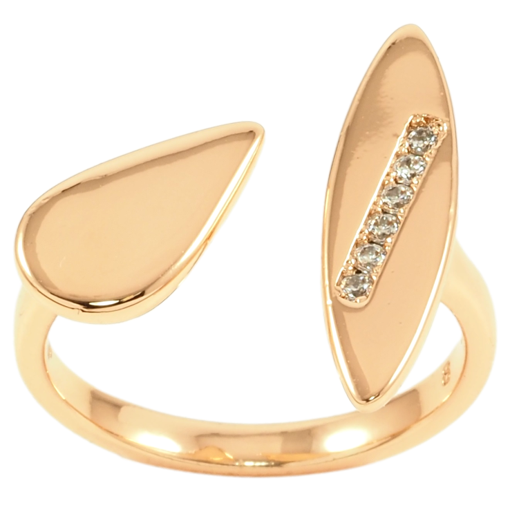 Каблучка Xuping Позолота 18K «Декоративний візерунок з цирконієм» фото №18