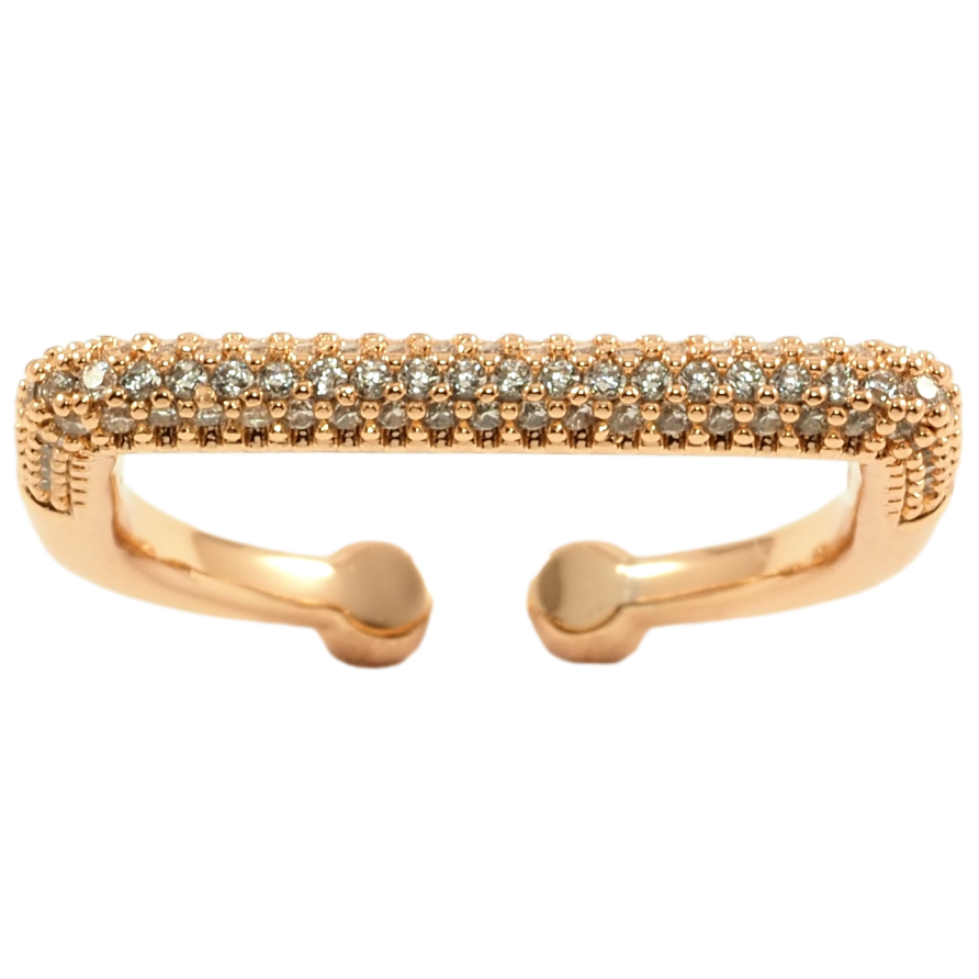 Каблучка Xuping Позолота 18K Інкрустація цирконієм фото №1