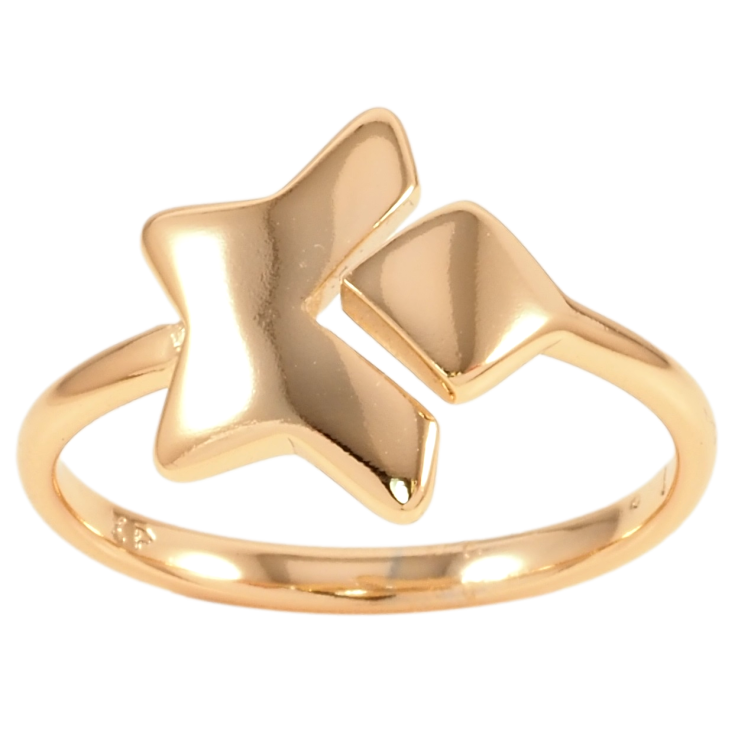 Кольцо Xuping Позолота 18K Звезда фото №25