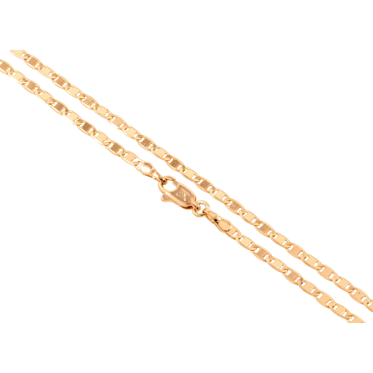 Ланцюжок Xuping Позолота 18K Плетіння Морський ланцюг довжина 44см х 2.5мм фото №19