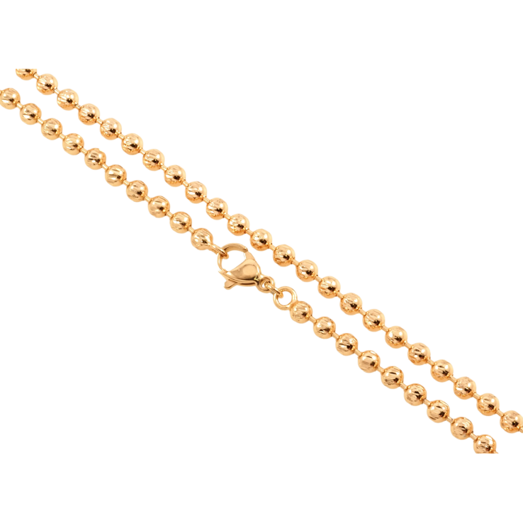 Ланцюжок Xuping Позолота 18K Плетіння Перлина довжина 44см х 3мм фото №20