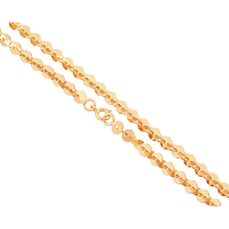 Ланцюжок Xuping Позолота 18K Плетіння Фантазійне довжина 51см х 5мм фото №12