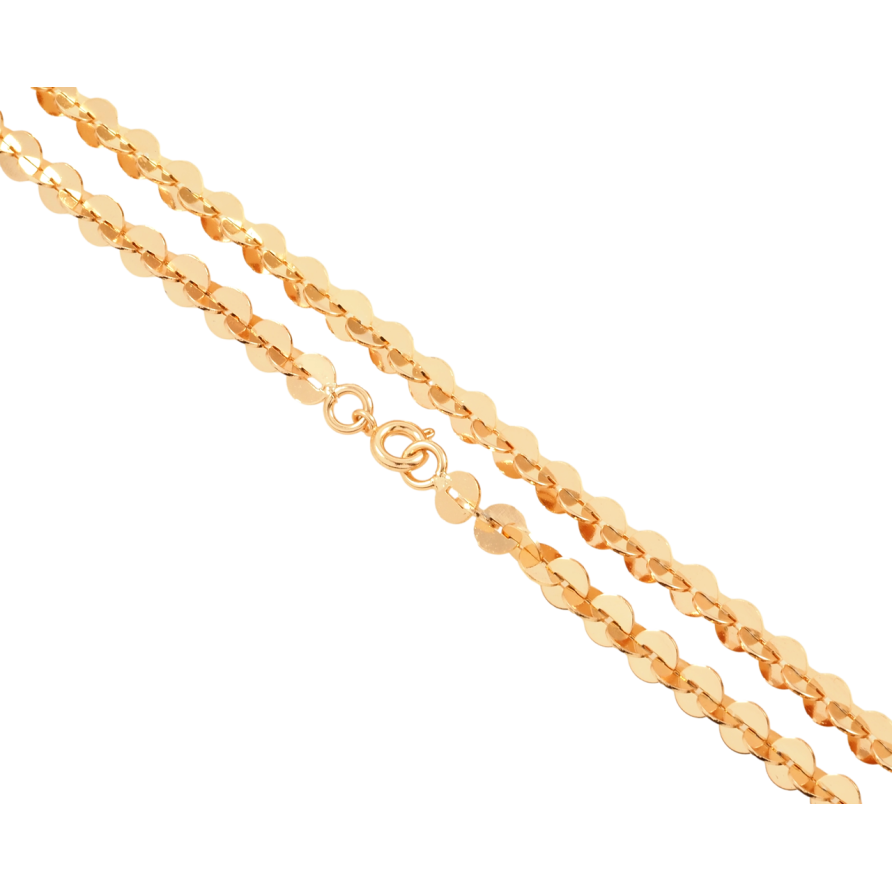 Ланцюжок Xuping Позолота 18K Плетіння Фантазійне довжина 51см х 5мм фото №1