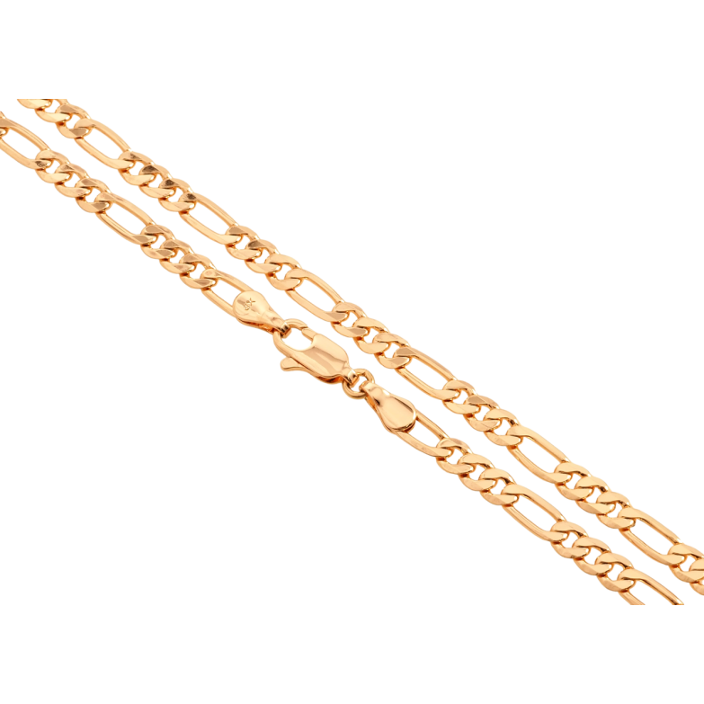 Цепочка Xuping Позолота 18K Плетение Фигаро длина 45см х 4мм фото №1