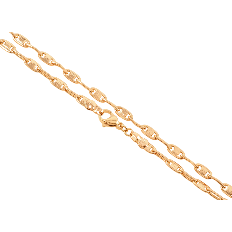 Ланцюжок Xuping Позолота 18K Плетіння Морський ланцюг довжина 45см х 1-4мм фото №1