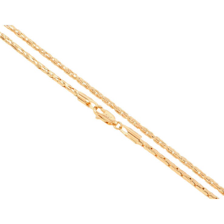 Ланцюжок Xuping Позолота 18K Плетіння Фантазійне довжина 45см х 2мм фото №13