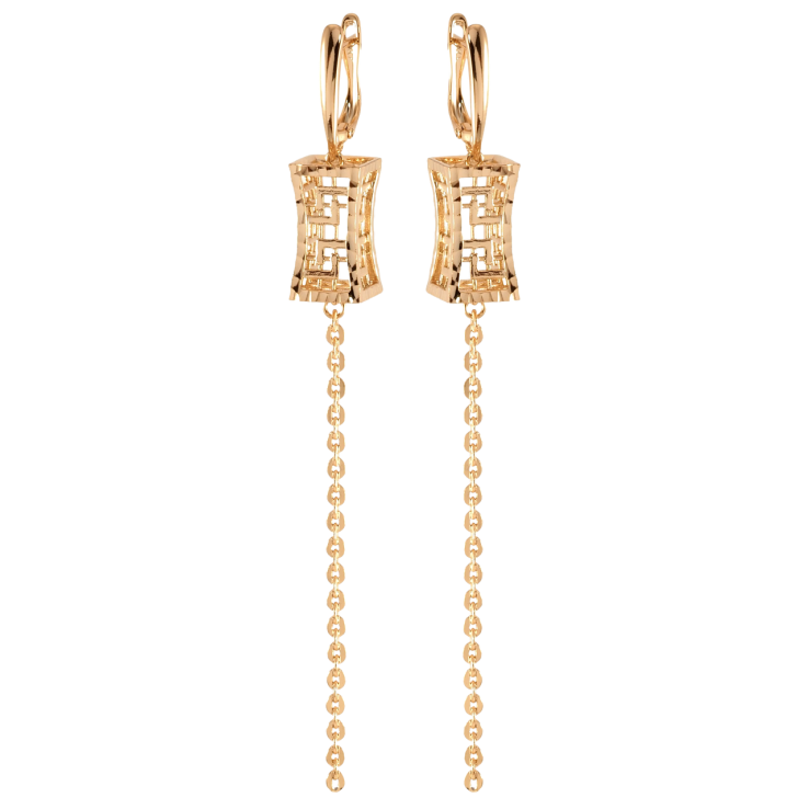 Серьги Xuping Позолота 18K английский замок Декоративные подвески фото №10