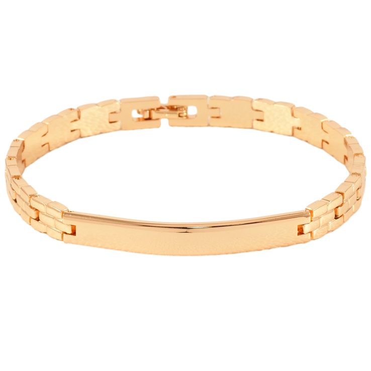 Браслет Xuping Позолота 18K Браслетный узор с вставкой размер 19.5см х 6мм фото №15