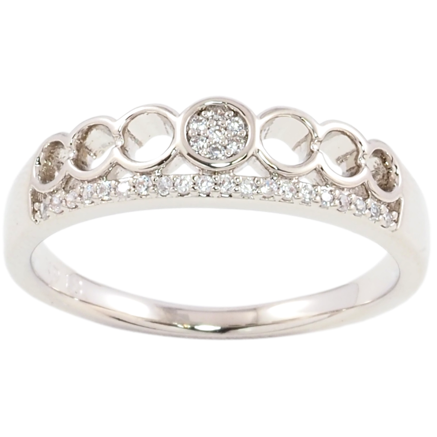 Каблучка Xuping Родій Декоративний візерунок з цирконієм фото №1