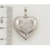 Кулон Xuping Родій Декоративне сердечко для ланцюжка до 6мм фото №2