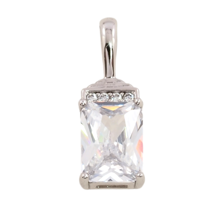 Кулон Xuping Родій Фіаніт для ланцюжка до 3мм фото №2